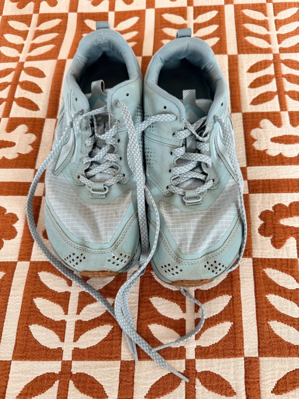 Altra Women's Lone Peak 5 Trail Running Shoes in Baby Blue